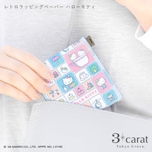 画像をギャラリービューアに読み込む, 【オンライン販売 限定デザイン】サンリオ キャンディポーチ レトロラッピングペーパー 全2種類