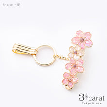 画像をギャラリービューアに読み込む, バッグキークリップ シェル・桜