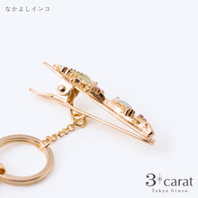 画像をギャラリービューアに読み込む, バッグキークリップ なかよしインコ