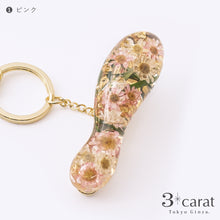 画像をギャラリービューアに読み込む, バッグキークリップ ニュアンスボタニカル 全2色
