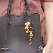 画像をギャラリービューアに読み込む, PEANUTS バッグキークリップ スヌーピー&ベア