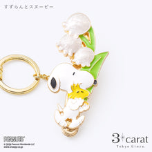 画像をギャラリービューアに読み込む, PEANUTS バッグキークリップ すずらんとスヌーピー