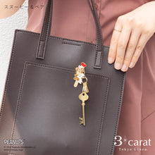 画像をギャラリービューアに読み込む, PEANUTS バッグキークリップmini スヌーピーとベア シリーズ 全2種類