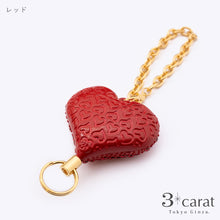 画像をギャラリービューアに読み込む, 【アウトレット品】ハート リール付き キーホルダー rk-lx003