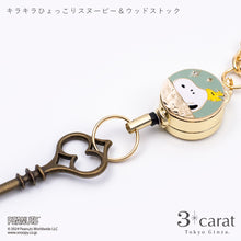 画像をギャラリービューアに読み込む, PEANUTS リールキーホルダー 全3種類