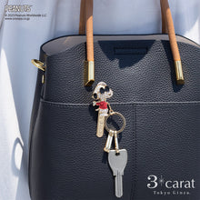 画像をギャラリービューアに読み込む, PEANUTS Twinkle バッグキークリップ 全3種類 各2色