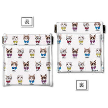 画像をギャラリービューアに読み込む, キャンディポーチ おめかしキャット ホワイト