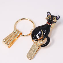 画像をギャラリービューアに読み込む, バッグキークリップ おすわりネコちゃん