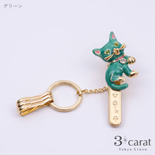 画像をギャラリービューアに読み込む, バッグキークリップ まねきネコ