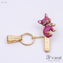 画像をギャラリービューアに読み込む, バッグキークリップ まねきネコ