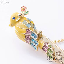 画像をギャラリービューアに読み込む, バッグキークリップ カラフルインコ