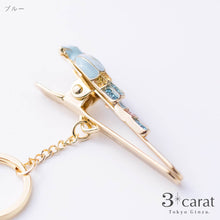 画像をギャラリービューアに読み込む, バッグキークリップ カラフルインコ