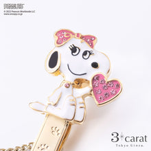 画像をギャラリービューアに読み込む, PEANUTS バッグキークリップ ベル ハート
