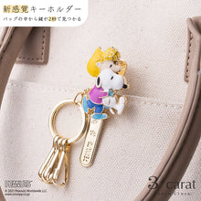 画像をギャラリービューアに読み込む, PEANUTS バッグキークリップ サリー&スヌーピー