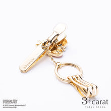 画像をギャラリービューアに読み込む, PEANUTS バッグキークリップ スヌーピー イニシャル