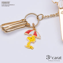 画像をギャラリービューアに読み込む, PEANUTS バッグキークリップmini ジャンピングスヌーピーとウッドストック