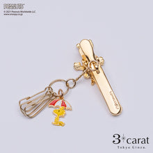 画像をギャラリービューアに読み込む, PEANUTS バッグキークリップmini ジャンピングスヌーピーとウッドストック