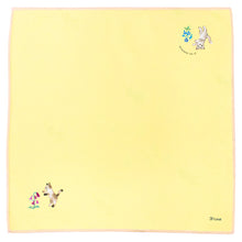 画像をギャラリービューアに読み込む, おもてなしクロス お花と子猫 ブルー