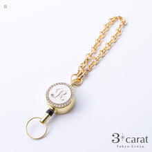 画像をギャラリービューアに読み込む, リールキーホルダー イニシャル