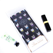 画像をギャラリービューアに読み込む, スリム・キャンディポーチ おめかしキャット ブラック