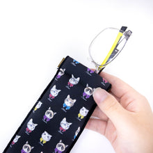 画像をギャラリービューアに読み込む, スリム・キャンディポーチ おめかしキャット ブラック