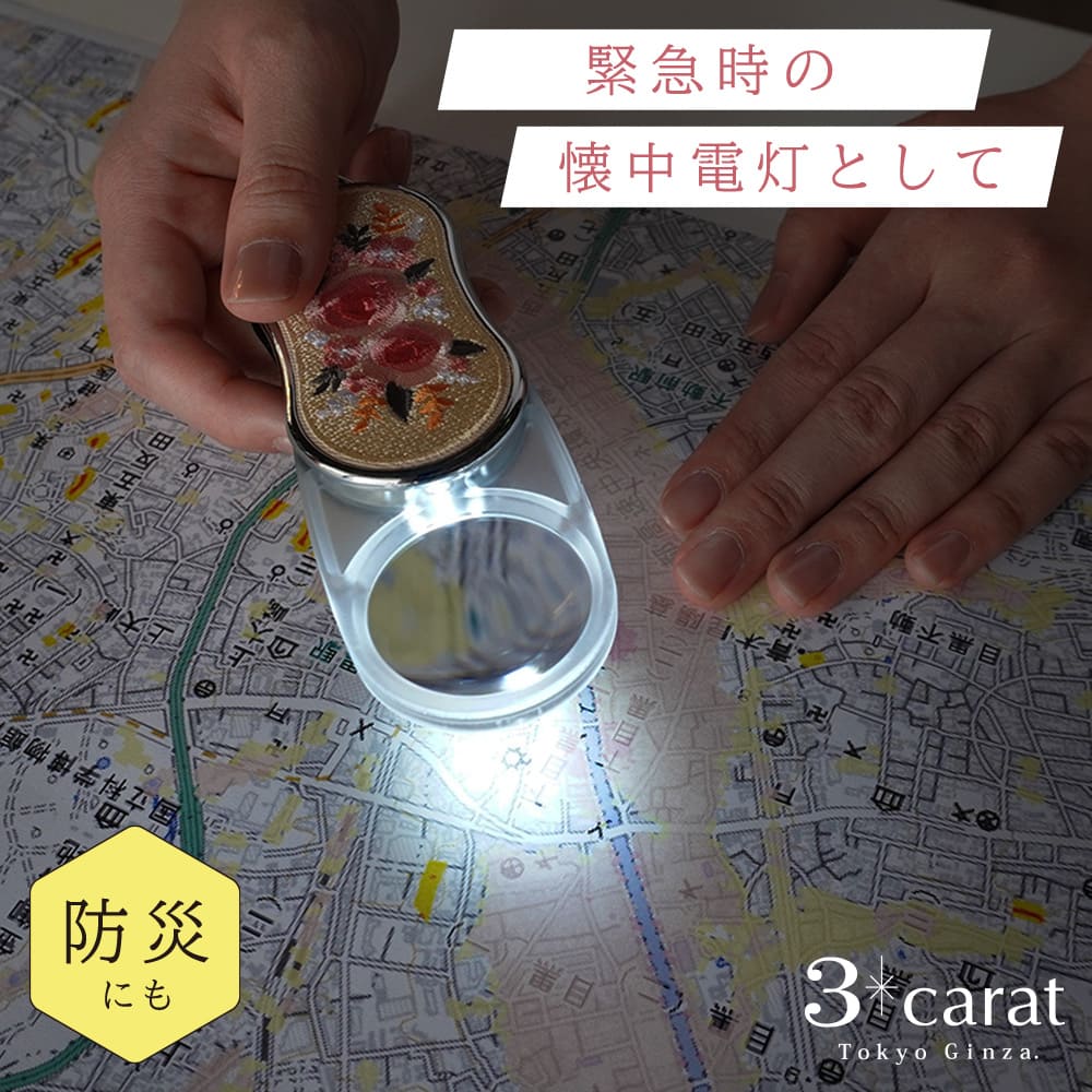 ライトで光る！おめかしルーペ 全6種類