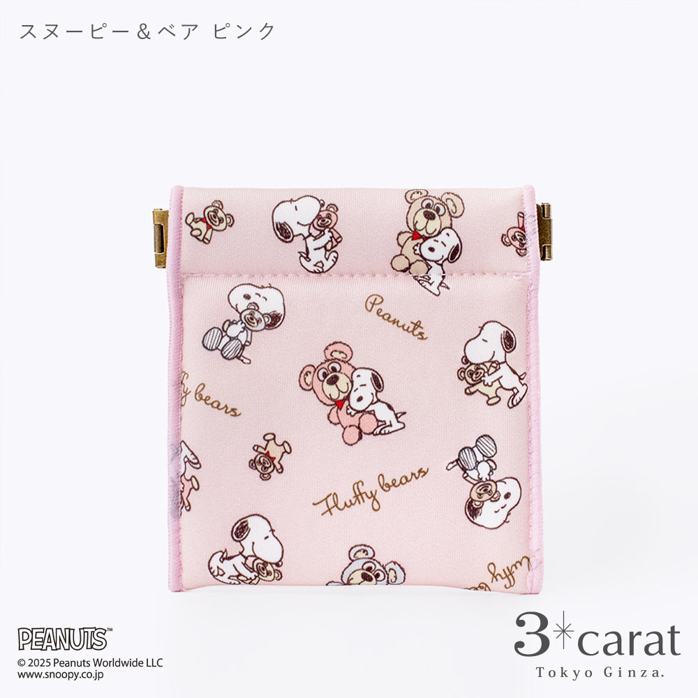 ピーナッツ　スヌーピー ベア　snoopy bear チェック柄 3点セット ピーナッツ スヌーピー ベア snoopy bear チェック柄 3点セット