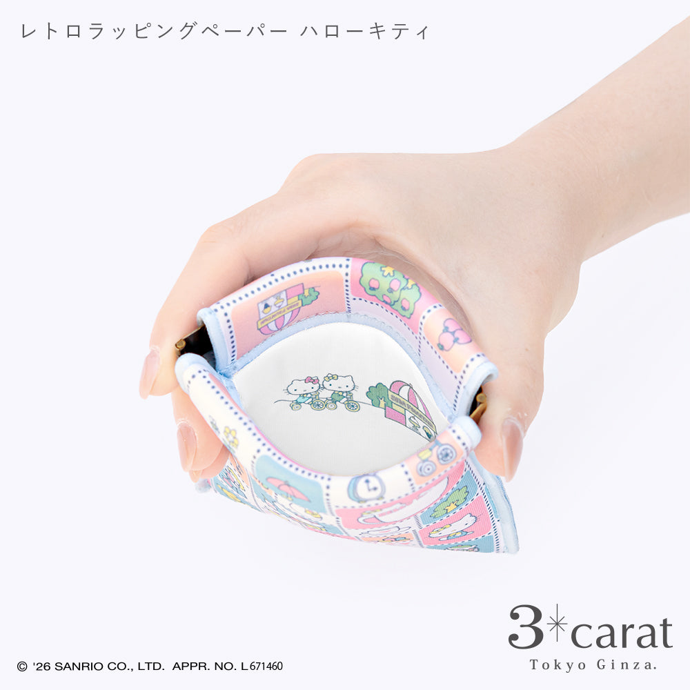 【オンライン販売 限定デザイン】サンリオ キャンディポーチ レトロラッピングペーパー 全2種類