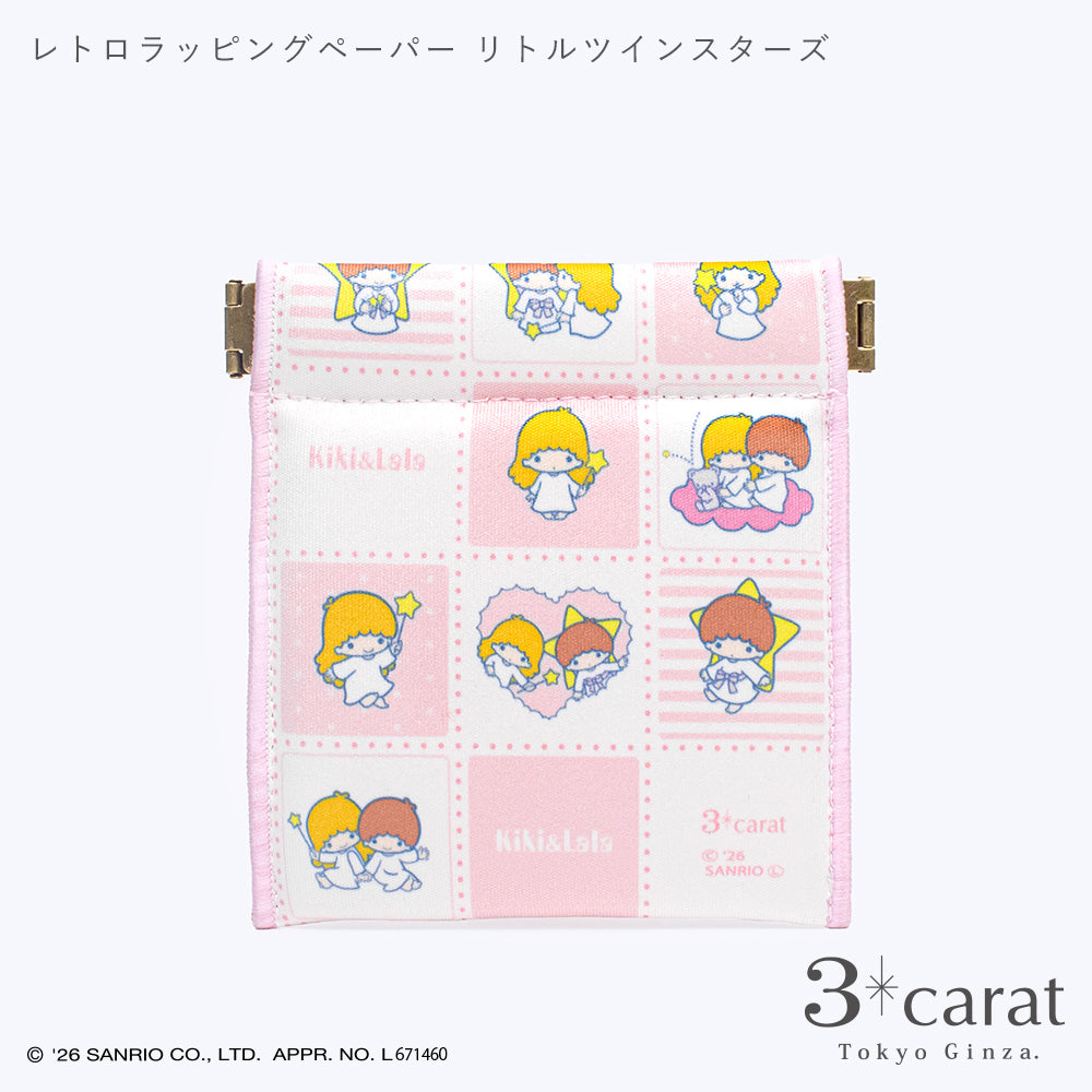 【オンライン販売 限定デザイン】サンリオ キャンディポーチ レトロラッピングペーパー 全2種類