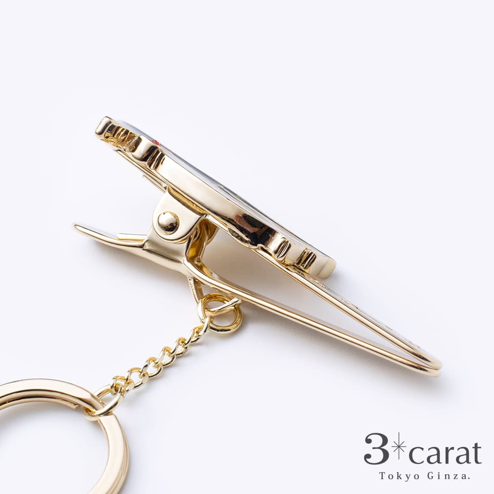 バッグキークリップ シェル・ペンギン – 3carat（スリーカラット