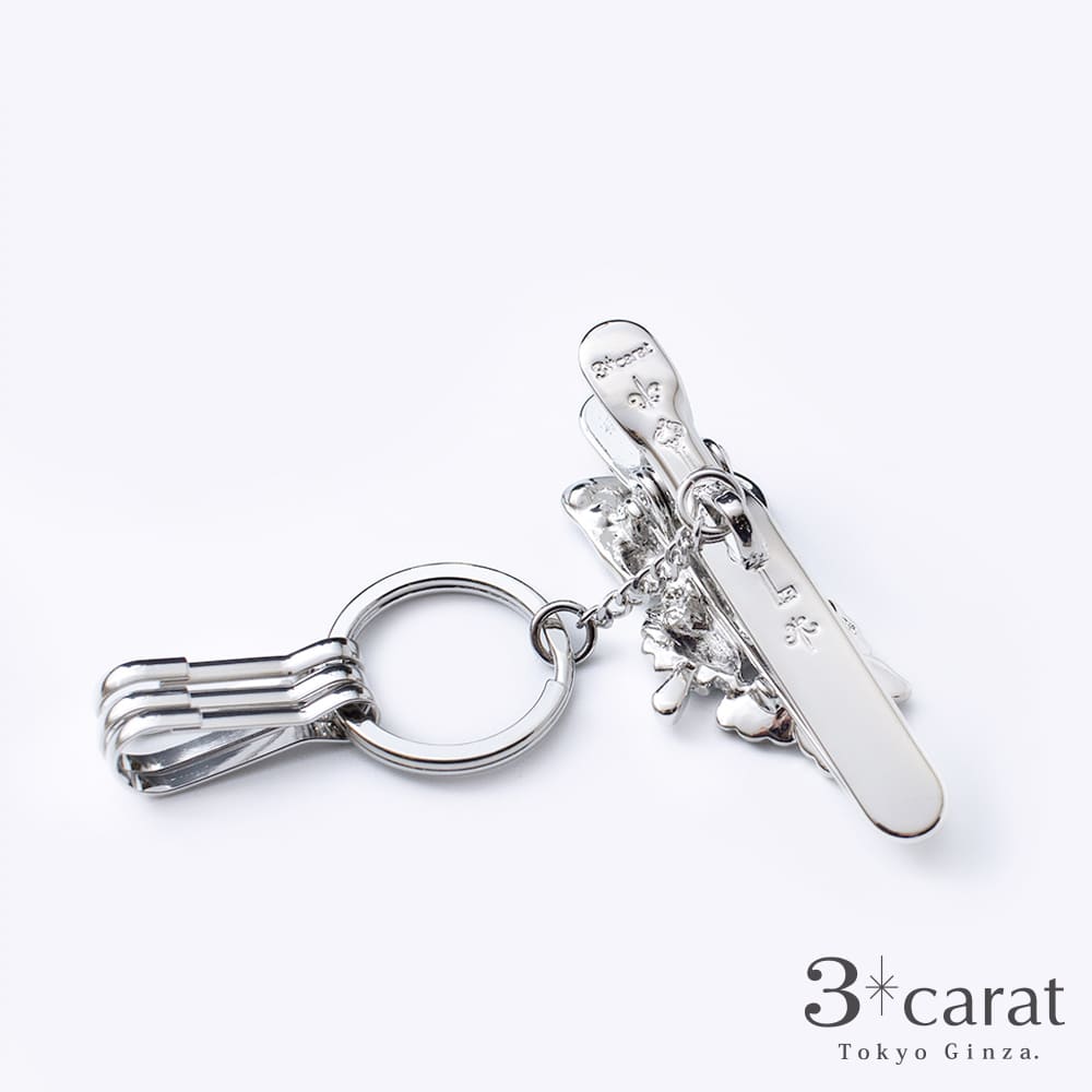 CH キークリップ　シルバー ベルトクリップ シルバー キークリップ おしゃれ ベルトフック MDM