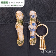 バッグキークリップ マーブルボタニカル 全2色