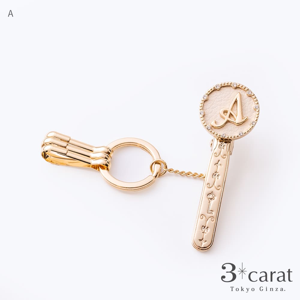 バッグキークリップ イニシャル – 3carat（スリーカラット）オンラインストア