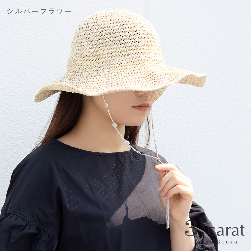 髪に絡まりにくい 帽子クリップ 全6種類