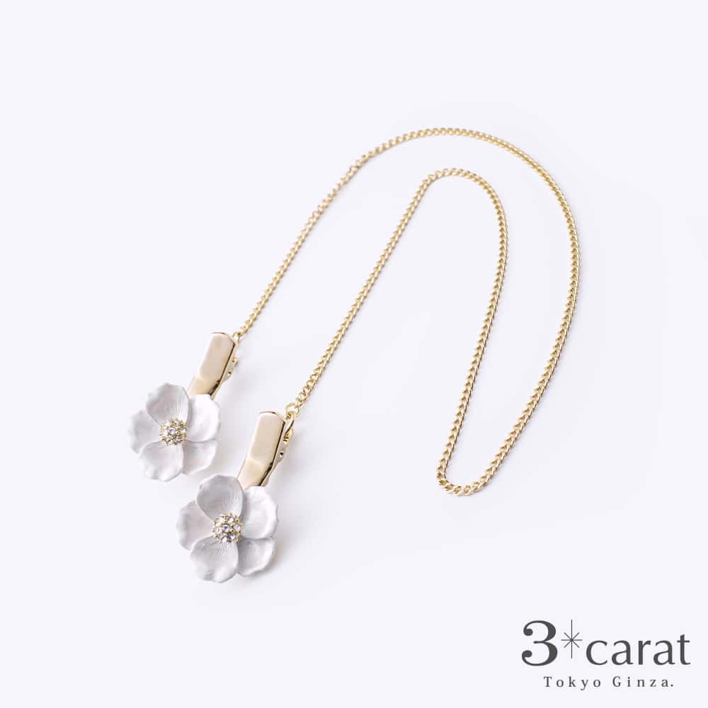ナプキンクリップ【3】　レース ナプキンクリップ フラワー – 3carat（スリーカラット）オンラインストア