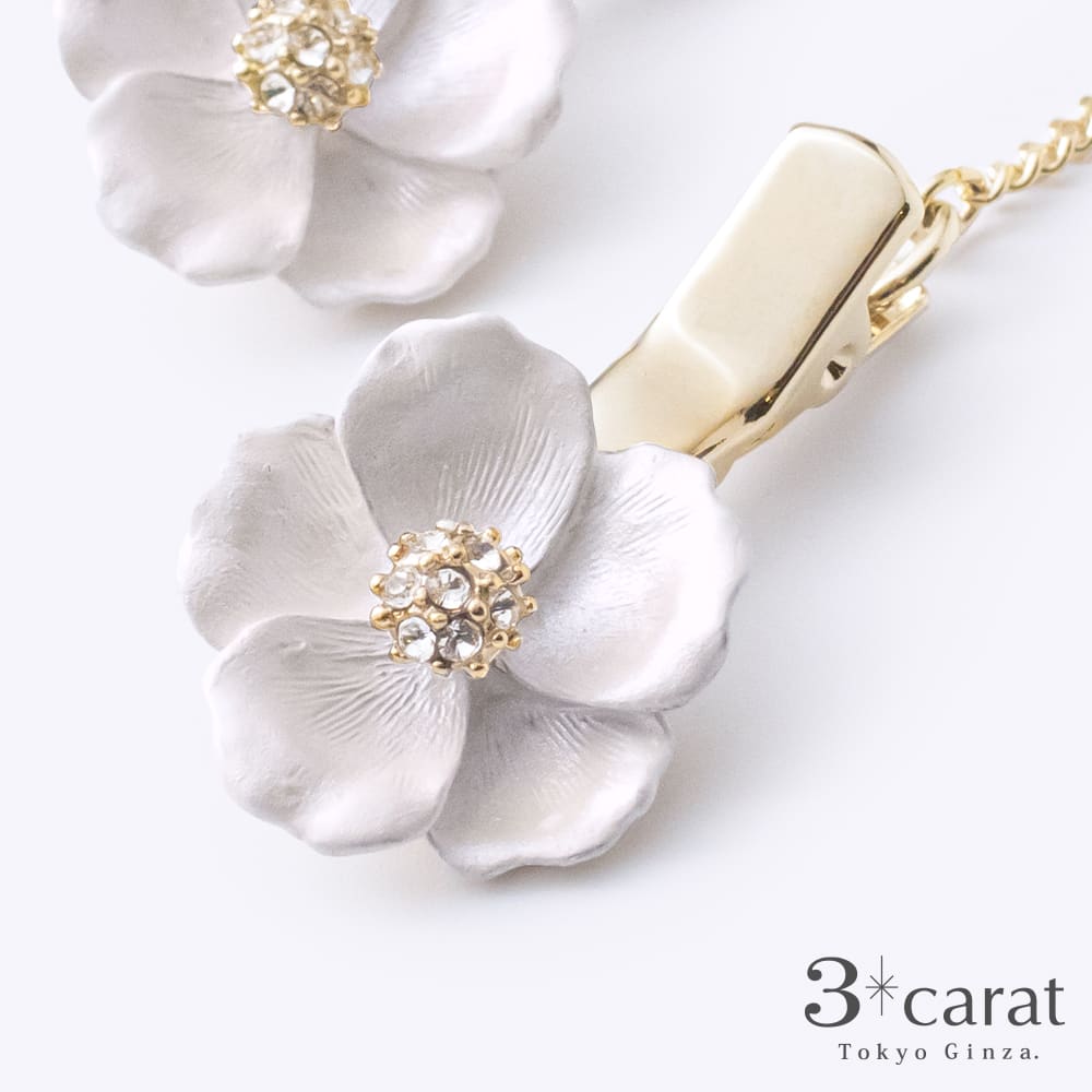 ナプキンクリップ【3】　レース ナプキンクリップ フラワー – 3carat（スリーカラット）オンラインストア