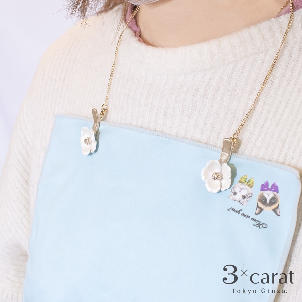 ナプキンクリップ【3】　レース ナプキンクリップ フラワー – 3carat（スリーカラット）オンラインストア