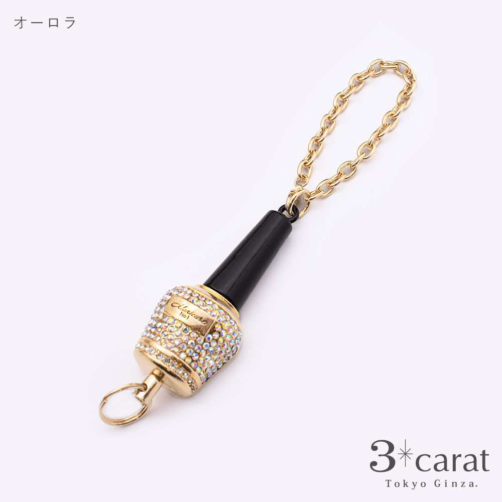 【アウトレット品】香水瓶 リール付き キーホルダー rk-lx001