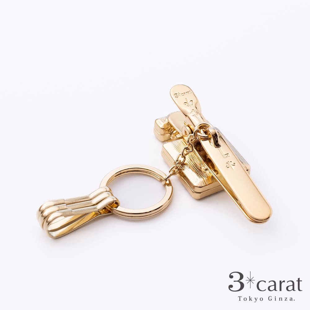 バッグキークリップ シェル・香水瓶 – 3carat（スリーカラット