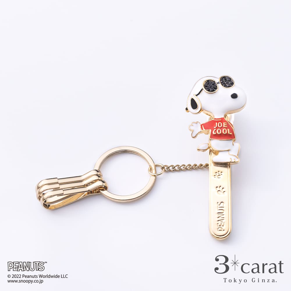 PEANUTS バッグキークリップ スヌーピー JOE COOL