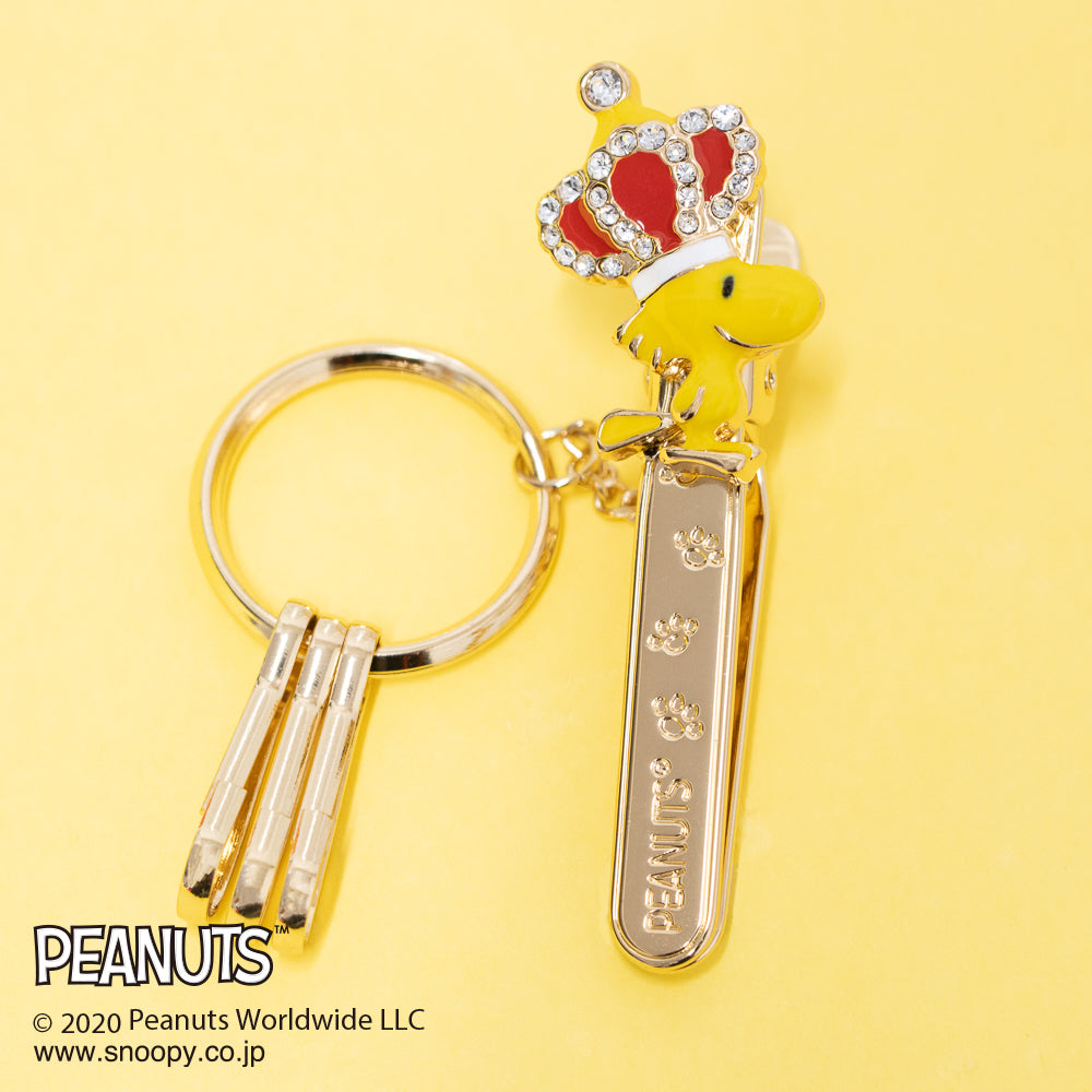 PEANUTS バッグキークリップ ウッドストック王冠 – 3carat