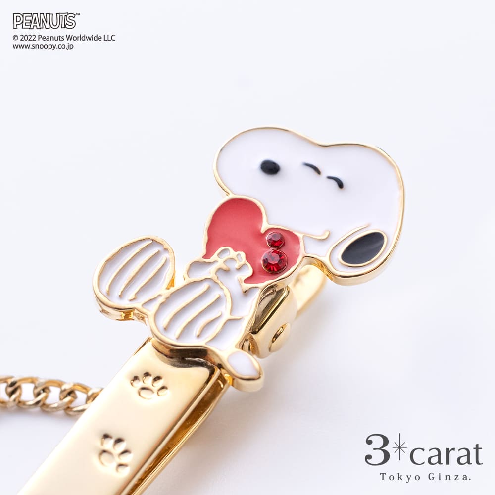 PEANUTS バッグキークリップmini スヌーピーハート