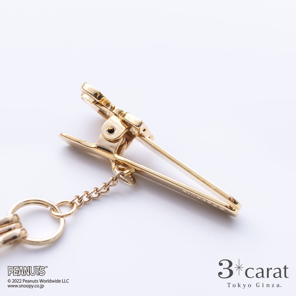 PEANUTS バッグキークリップmini スヌーピーとウッドストック